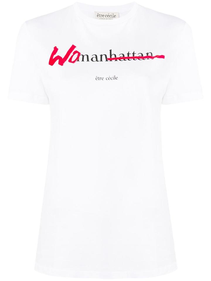 Être Cécile Woman T-shirt - White