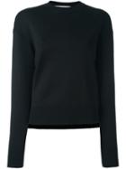 Givenchy Zip Detail Sweater, Women's, Size: Medium, Black, Viscose
