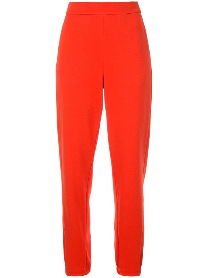 Tibi Mercer Knit Joggers - Orange