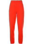 Tibi Mercer Knit Joggers - Orange