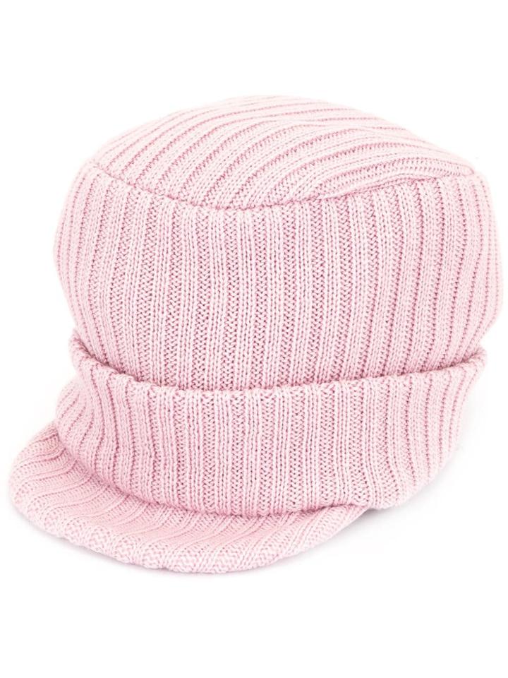 Undercover Ribbed Knit Cap - Pink