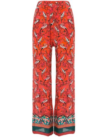 Chufy Najima Printed Trousers - Orange