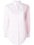 Thom Browne Fun-mix Stripe Poplin Shirt - White