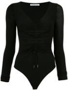 T By Alexander Wang Long-sleeve Bodysuit - Black