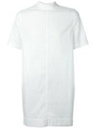 Rick Owens Band Collar Shirt, Men's, Size: Small, White, Cotton