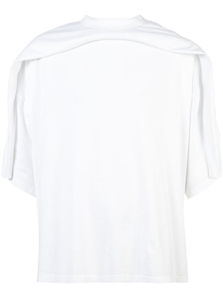 Y / Project Draped Front T-shirt - White
