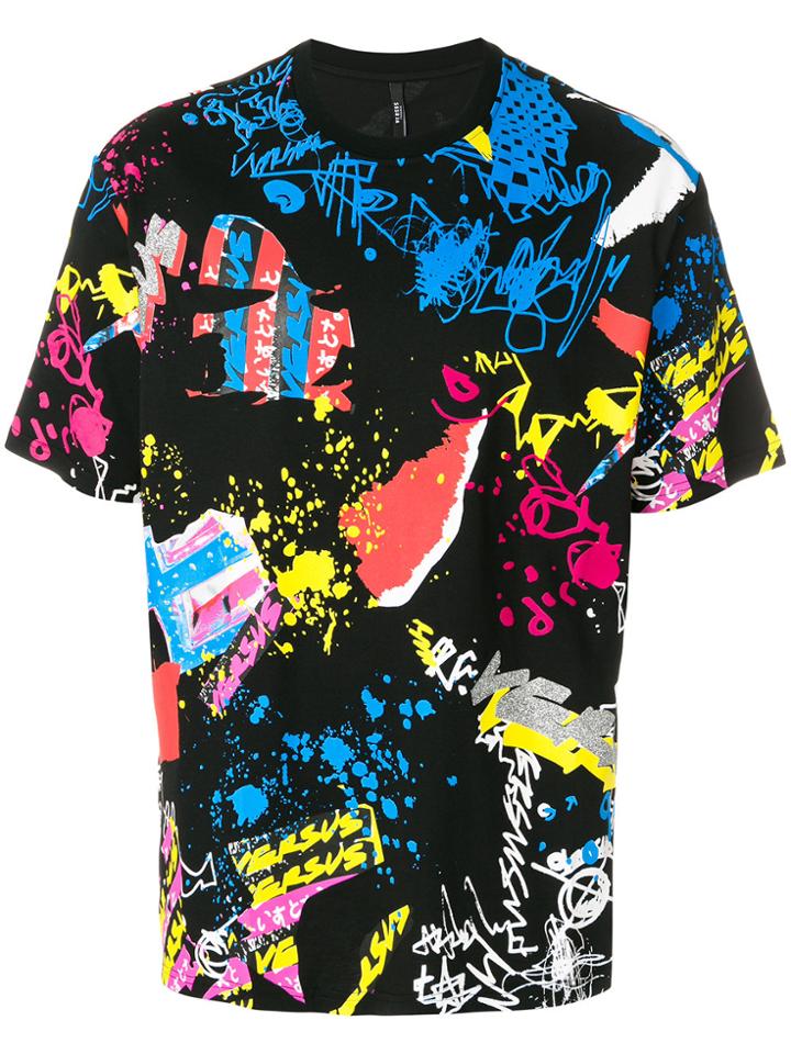Comme Des Garçons Homme Plus Printed T-shirt - Black