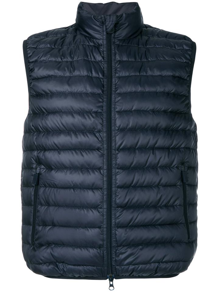 Aspesi Padded Shell Gilet - Blue