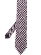 Tom Ford Houndstooth Tie - Pink