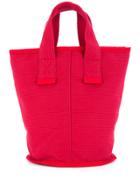 Cabas Small Laundry Tote - Red