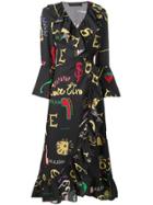 Etro Ruffle Detail Dress - Black