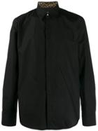Fendi Long-sleeved Buttoned Shirt - Black