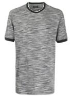 Z Zegna Marl Print T-shirt - Grey