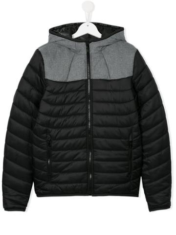 Boss Kids Hooded Puffer Jacket, Boy's, Size: 14 Yrs, Black