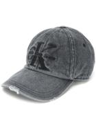 Ck Jeans Embroidered Logo Baseball Cap - Grey