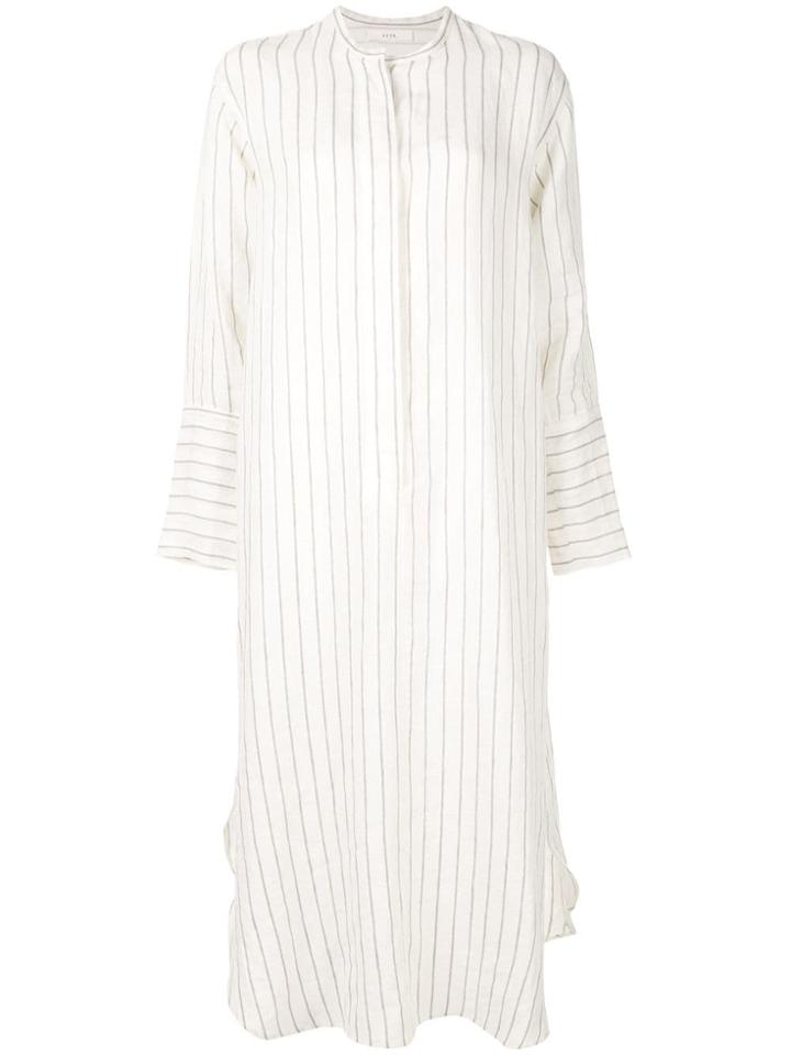 Seya. Striped Beach Dress - White
