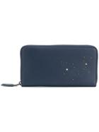Salvatore Ferragamo Embossed Zipped Wallet - Blue