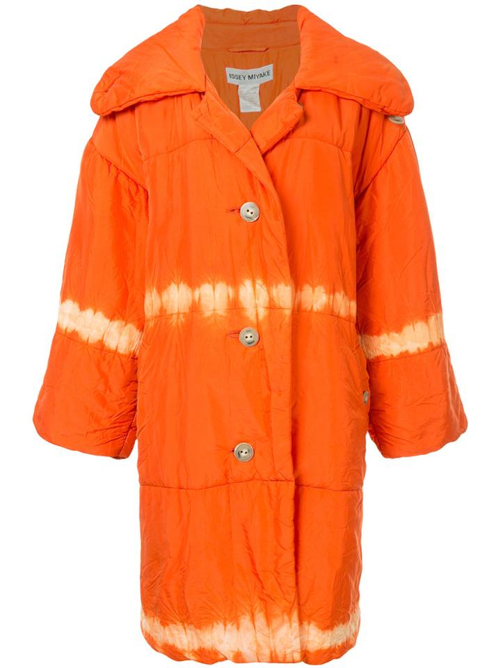 Issey Miyake Vintage Puffer Coat - Yellow & Orange