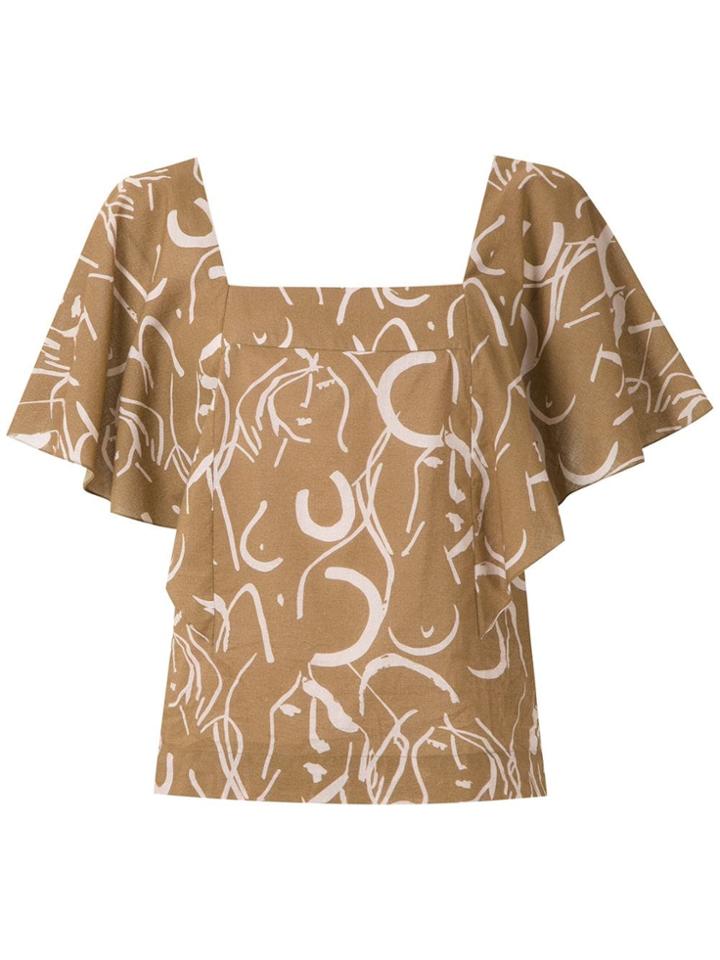Andrea Marques Andrea Marques Topalcababado Nudes Ocre - Brown