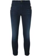 J Brand Skinny Cropped Jeans, Women's, Size: 30, Blue, Viscose/lyocell/cotton/spandex/elastane