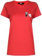 Karl Lagerfeld Ikonik Japan Patch T-shirt - Red