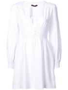 Alexa Chung Smock Short Dress - White