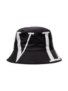 Valentino Valentino Garavani Vltn Print Bucket Hat - Black