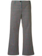 Aalto Flared Cropped Trousers - Multicolour