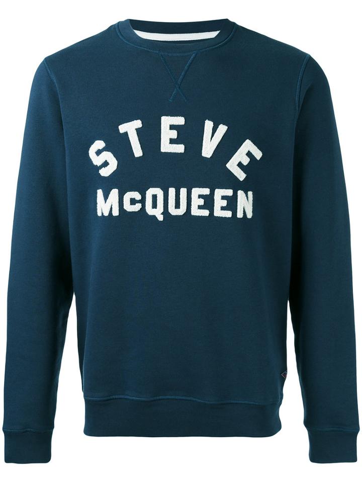 Barbour - 'steve Mcqueen' Crew Neck Sweatshirt - Men - Cotton/polyester - M, Blue, Cotton/polyester