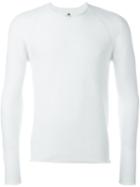 Label Under Construction V-neck Jumper, Men's, Size: 52, White, Cotton