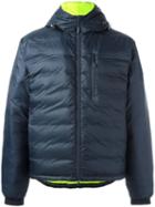 Canada Goose Zip Up Padded Jacket, Men's, Size: Xxl, Blue, Nylon/recycled Polyester/polyester/feather Down