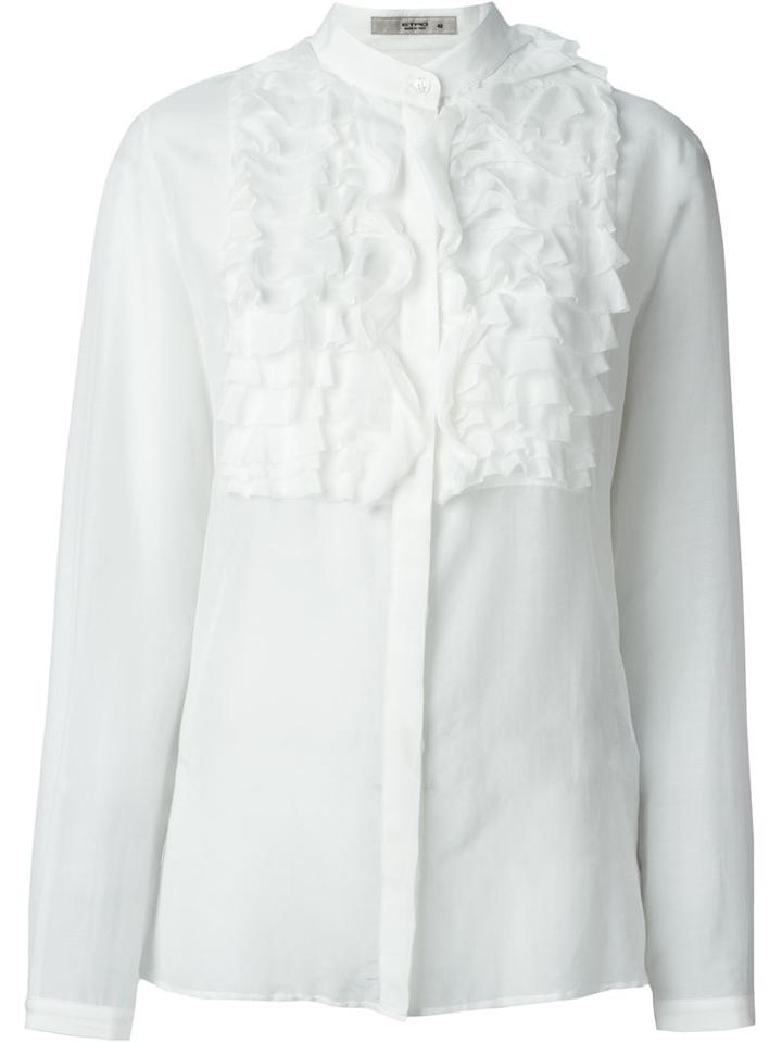 Etro Ruffled Bib Shirt