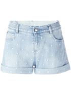 Stella Mccartney Tomboy Star Shorts, Women's, Size: 26, Blue, Cotton/spandex/elastane/polyester
