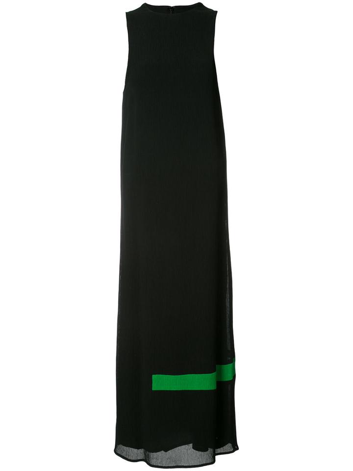 Protagonist - Colour Block Panel Dress - Women - Silk/viscose - 4, Black, Silk/viscose