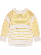 Burberry Kids Teen Ribbed Knit Sweater - Yellow