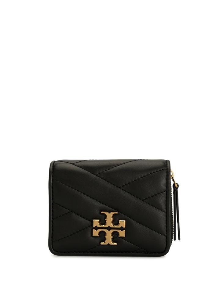 Tory Burch Kira Quilted Bifold Wallet - Black