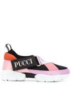 Emilio Pucci City Cross Neoprene Sneakers - Black