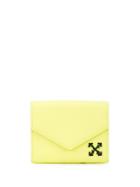Off-white Arrow Logo Purse - Yellow