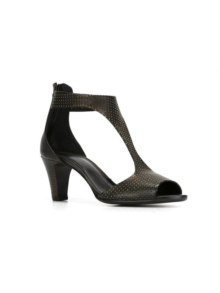 Laboratorigarbo Rose Sandals, Women's, Size: 35, Black, Calf Leather/leather/rubber