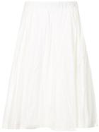 Casey Casey High Waisted Relaxed Skirt - White