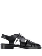 Sonia Rykiel Cutout Derby Shoes - Black