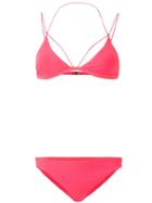Dion Lee Fine Line Two Piece - Pink & Purple