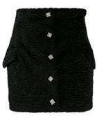 Giuseppe Di Morabito High-waist Textured Mini Skirt - Black