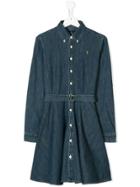 Ralph Lauren Kids Denim Dress - Blue