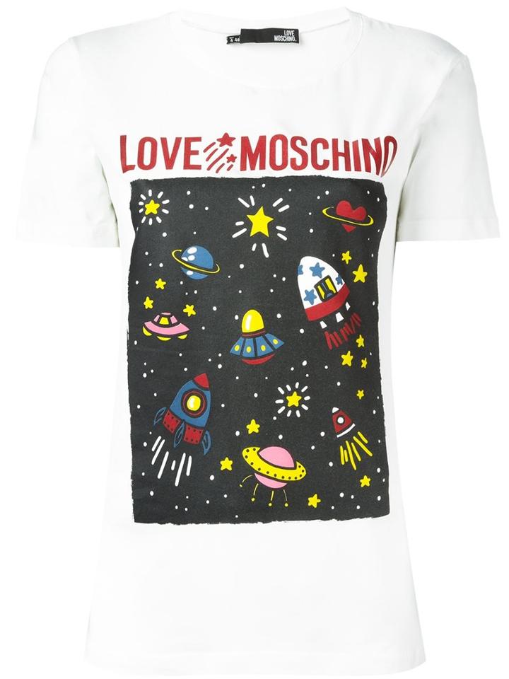 Love Moschino 'st. Spazio' T-shirt