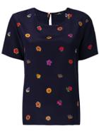 Ps By Paul Smith Floral Print T-shirt - Blue