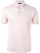 Etro Contrasting Collar Polo Shirt - Pink & Purple