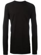 Rick Owens Drkshdw Plain Sweatshirt, Men's, Size: Large, Black, Cotton