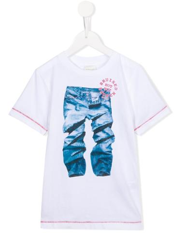 Diesel Kids 'traki' Slim T-shirt, Boy's, Size: 6 Yrs, White