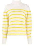 Isabel Marant Étoile Knit Striped Turtleneck Jumper - Yellow
